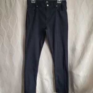 H&M Navy Blue Slim Fit Pants
